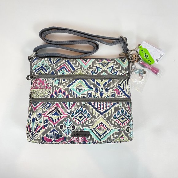 Sakroots Handbags - Sakroots Artist Circle Crossbody Slate